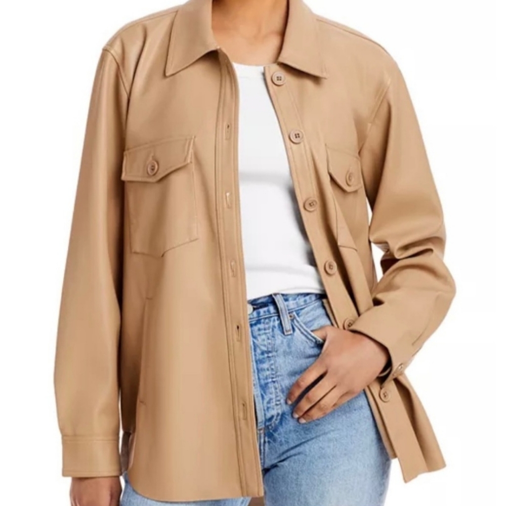 NWOT BLANKNYC Faux Leather Shacket